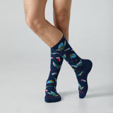 ATHLETIC STRIPE POPCORN SOCKS