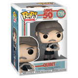 Funko Pop! Movies Jaws Quint figure packaging Jaws 50th Anniversary Collectible Bobble Head Figurines by Funko Pop! Movies