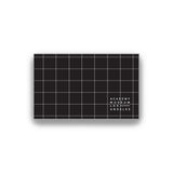 BLACK GRID LOGO POSTCARD