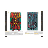 Two comic book covers featuring robots on a white background