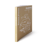 Book titled 'Academy' by Renzo Piano on a white background