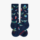 ATHLETIC STRIPE POPCORN SOCKS