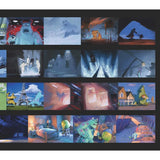 Collage of animated scenes featuring various characters and settings.