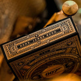 James Bond playing cards with decorative packaging