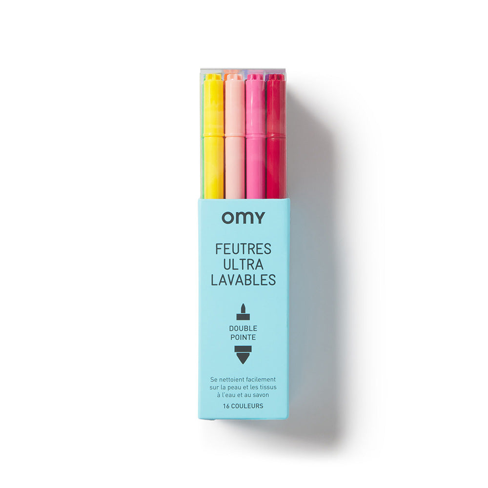  OMMO Washable Markers for Kids 12 Colors Art School