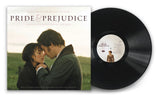 Vinyl record and cover for 'Pride & Prejudice' movie soundtrack