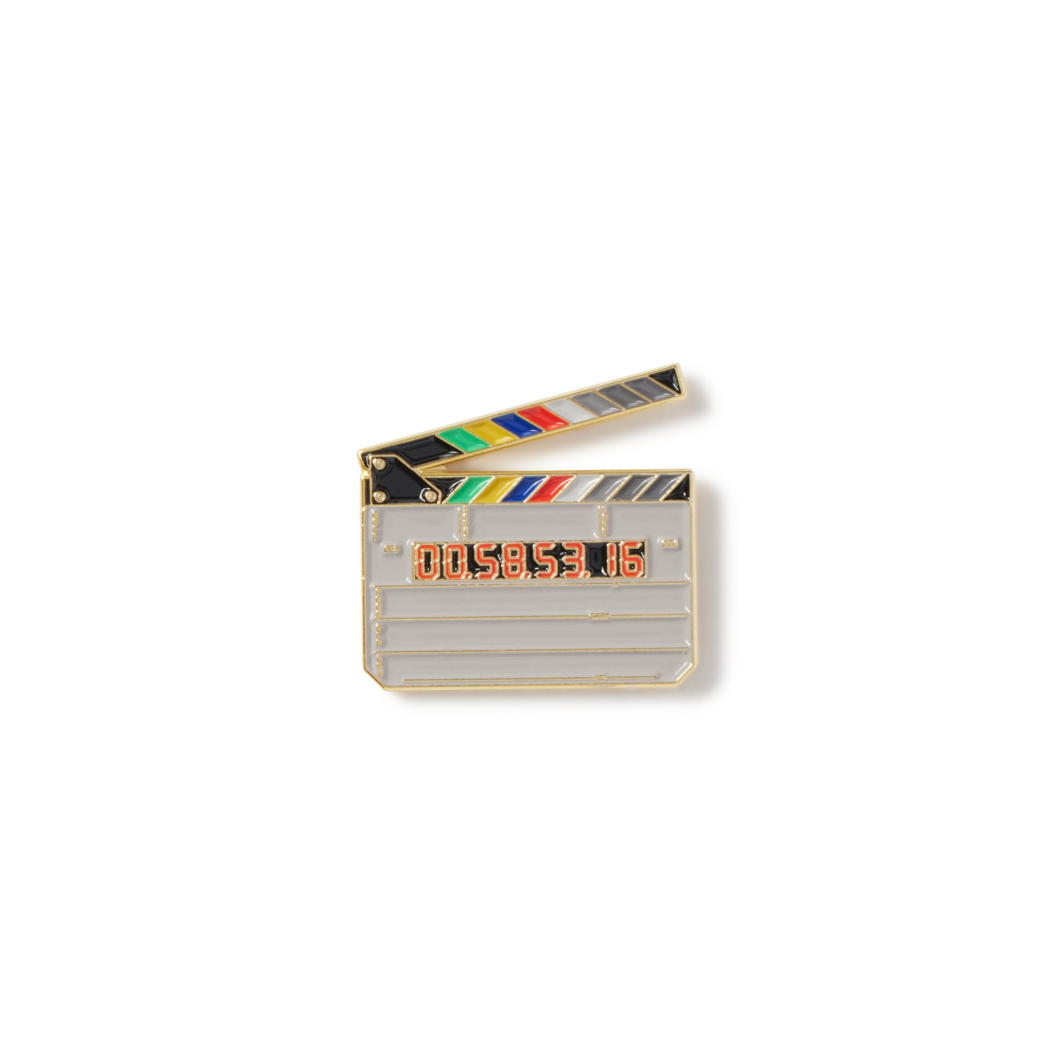 CLAPPERBOARD PIN GOLD VARIANT
