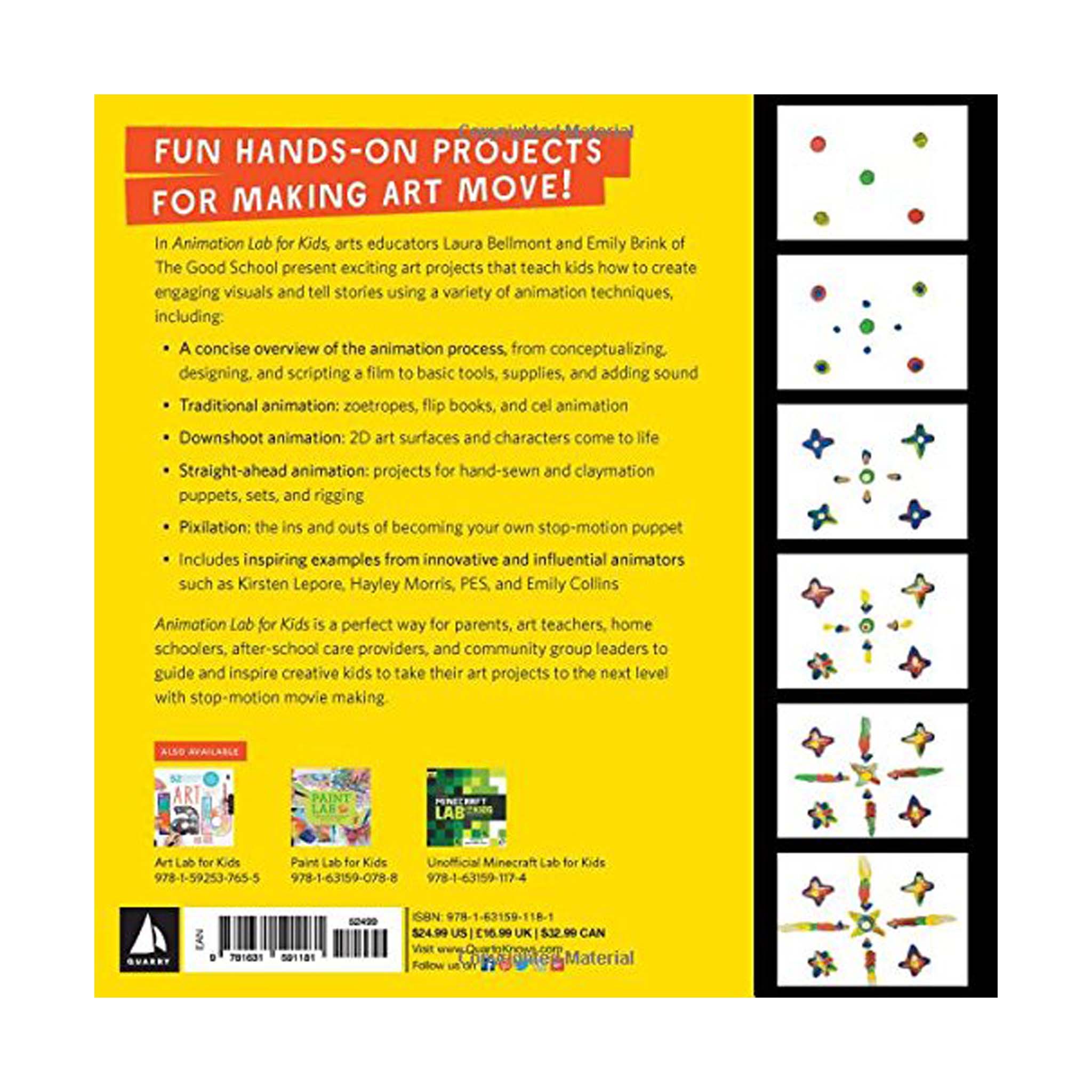 Animation Lab for Kids: Fun Projects for Visual Storytelling and Making Art Move - From Cartooning and Flip Books to Claymation and Stop-motion Movie Making [Book]