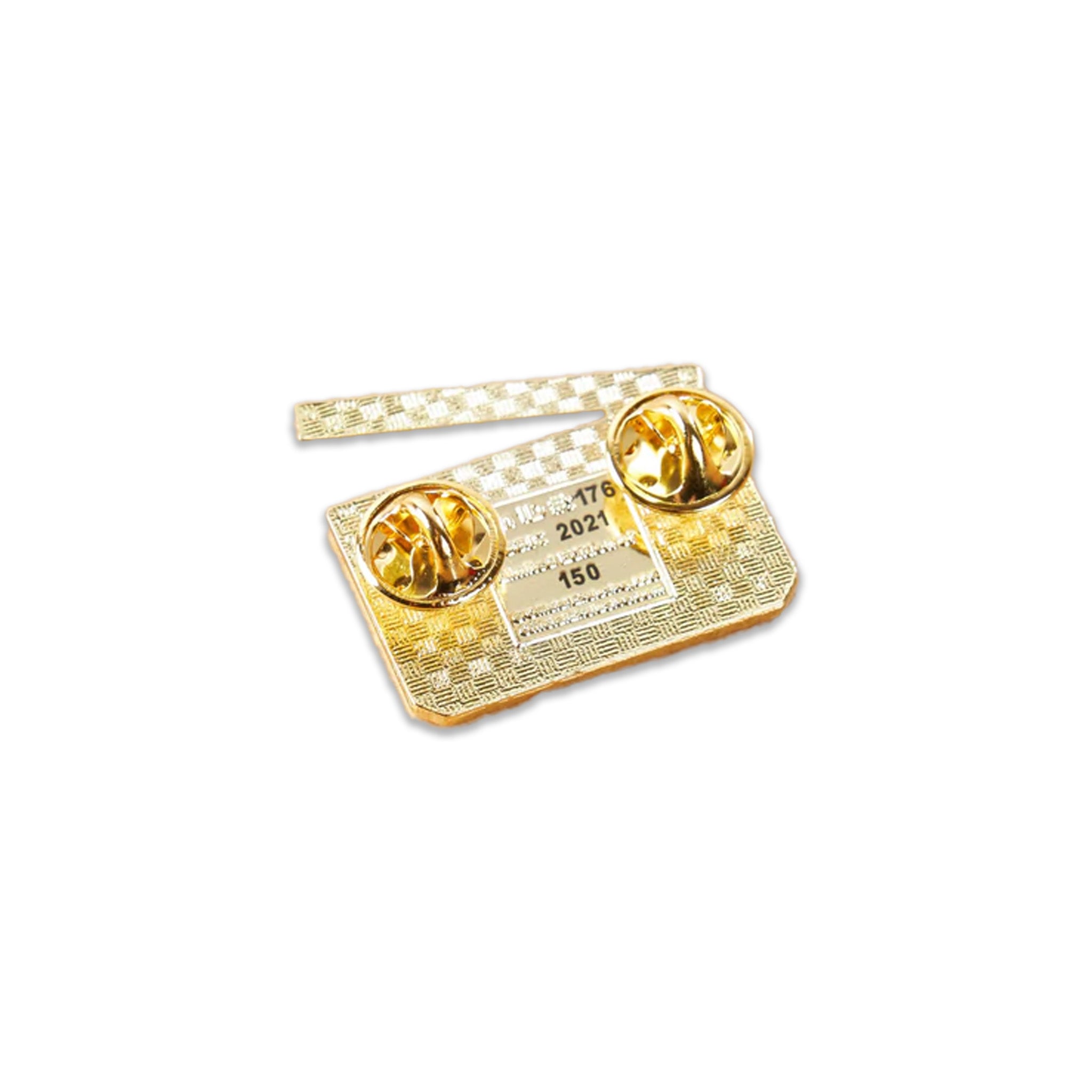 CLAPPERBOARD PIN GOLD VARIANT