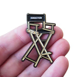 DIRECTOR'S CHAIR ENAMEL PIN