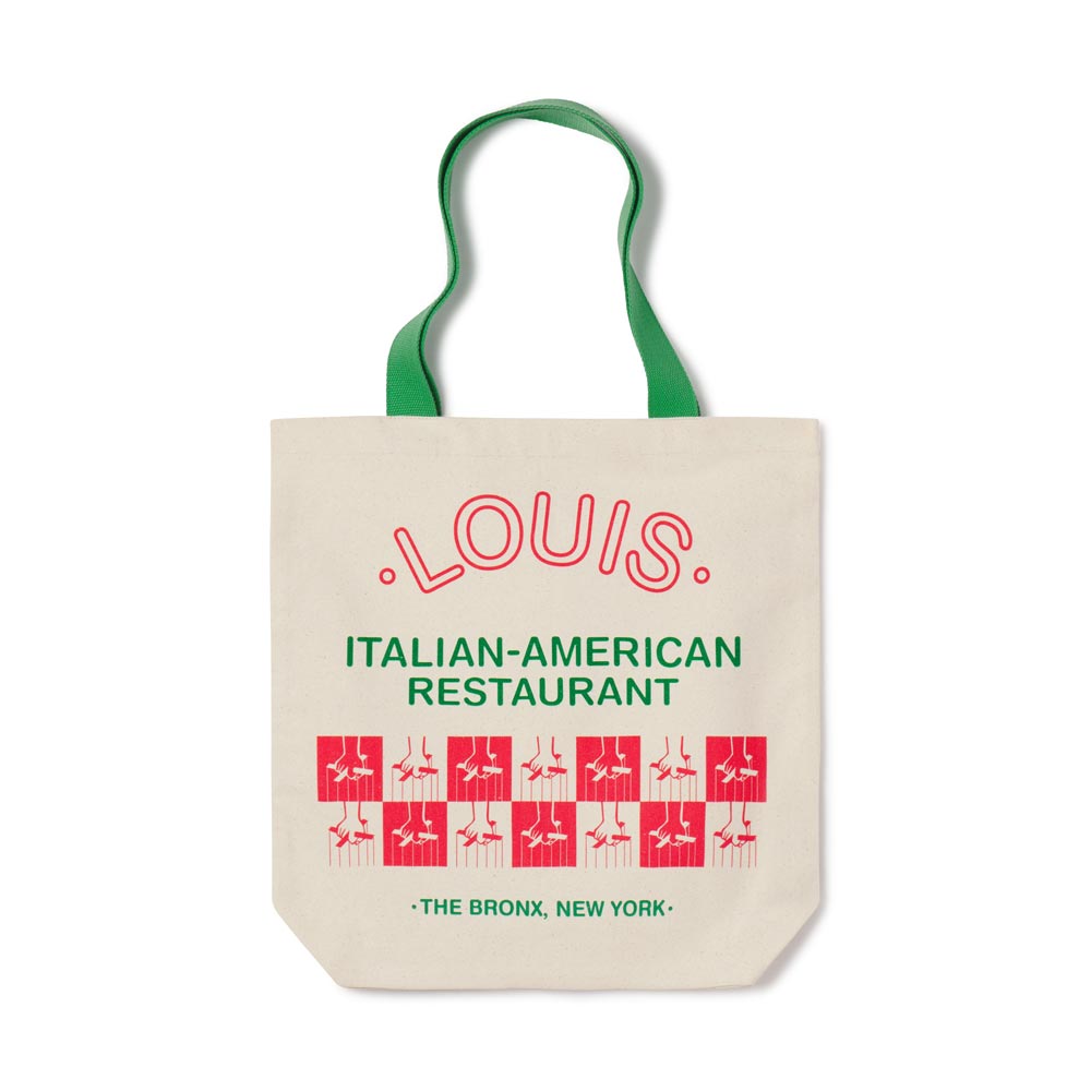 Louis Diner Tote in White – All Staff