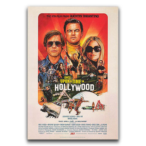 ONCE UPON A TIME IN HOLLYWOOD POSTER